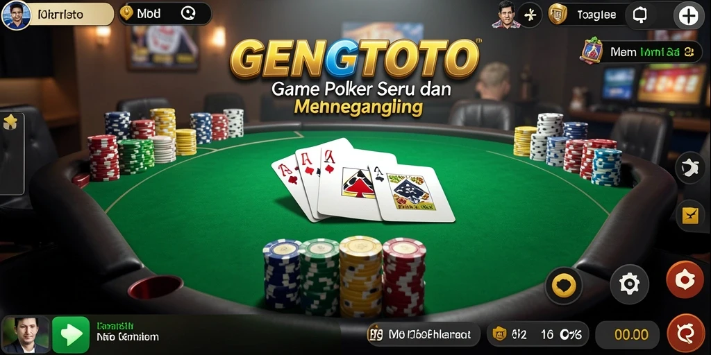 Tampilan gameplay seru dan mendebarkan dari GENGTOTO.