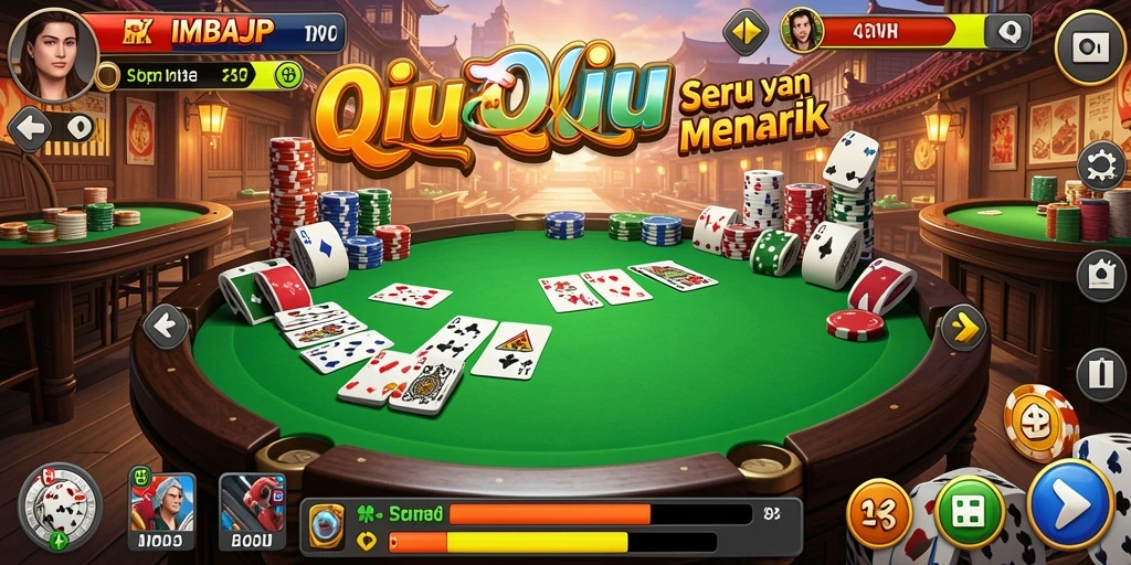 Screenshot gameplay QiuQiu yang seru di IMBAJP.