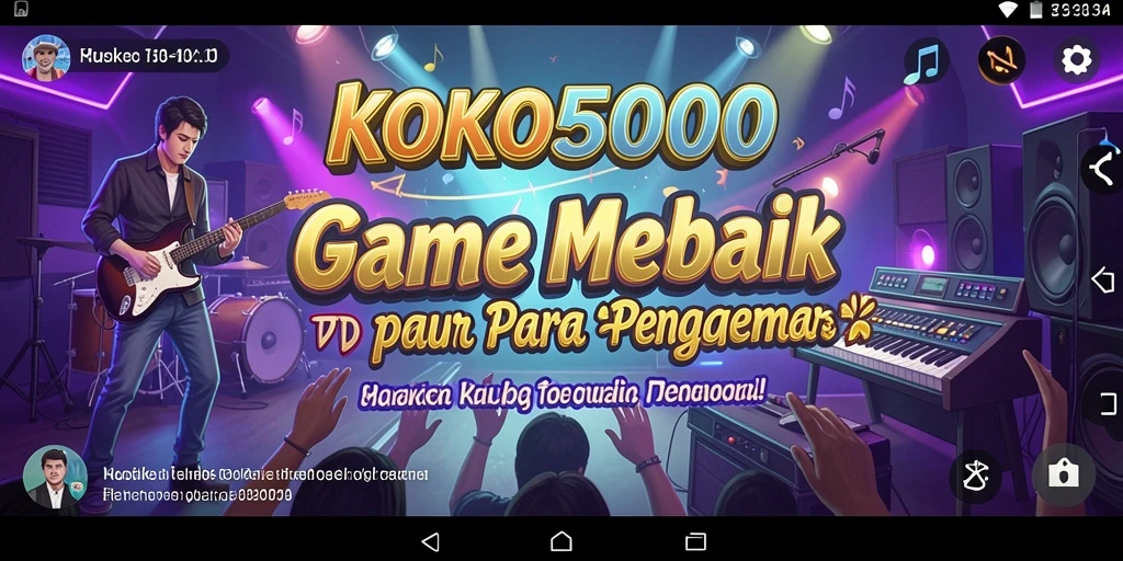 Tampilan gameplay KOKO5000 yang penuh warna dan interaktif.