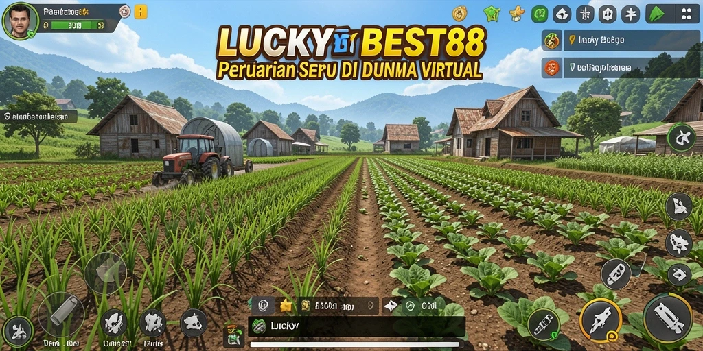 Tampilan gameplay <strong>LUCKYBEST88</strong> yang menarik saat pengelolaan ladang.