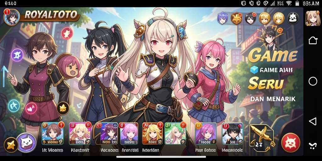 Gameplay menegangkan dan karakter anime yang menarik dari ROYALTOTO.