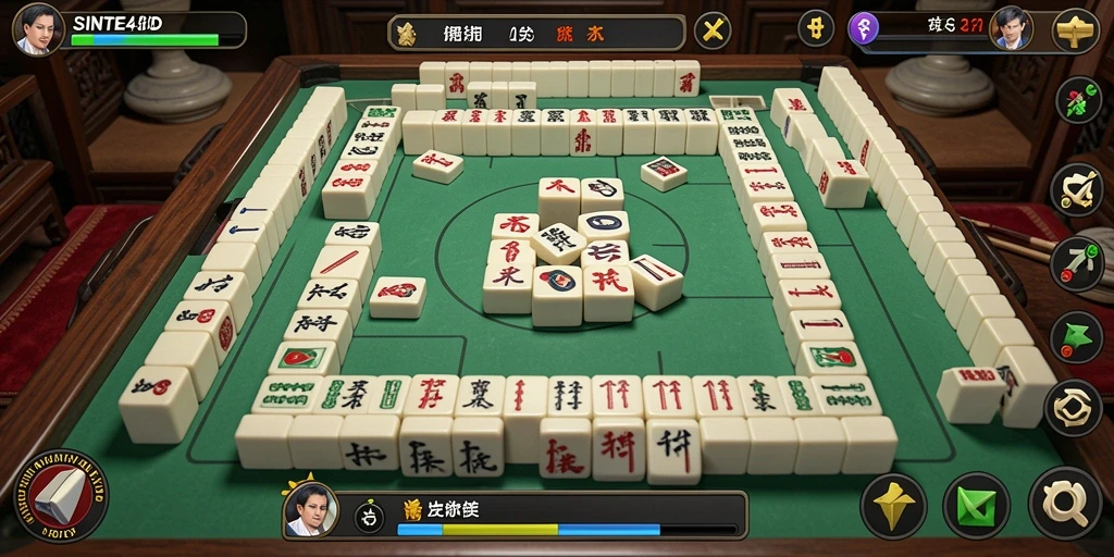 Tampilan gameplay utama SINTE4D yang menarik dan menantang.